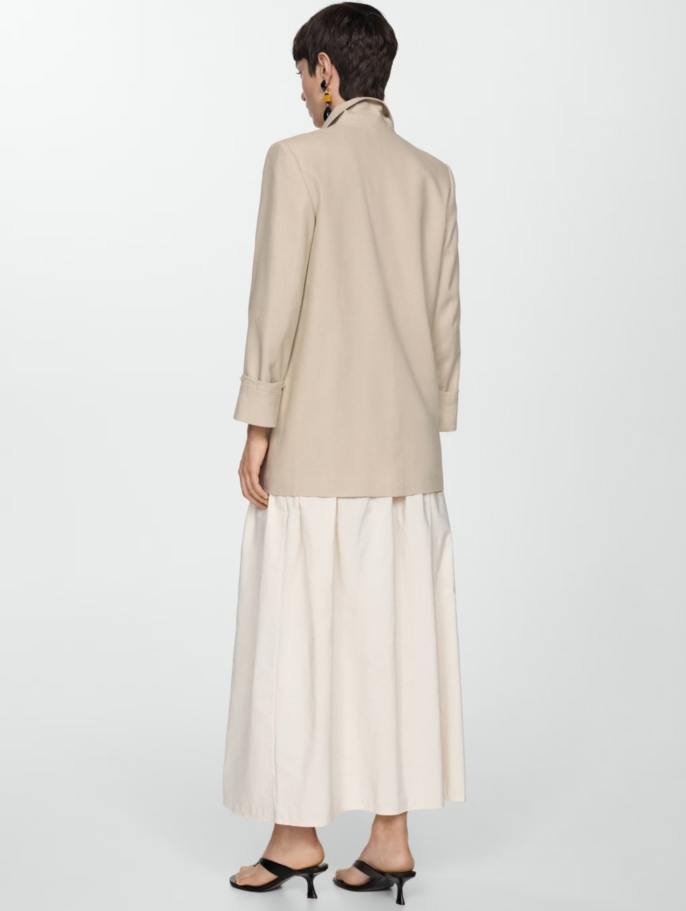 Linen jacket with buttoned cuffs - Picture 7 of 10
